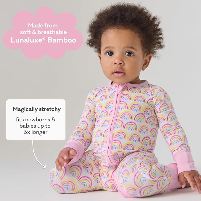 Little Sleepies Pajamas for Baby Boys & Girls, Viscose from Bamboo Baby Pajamas - Image 4