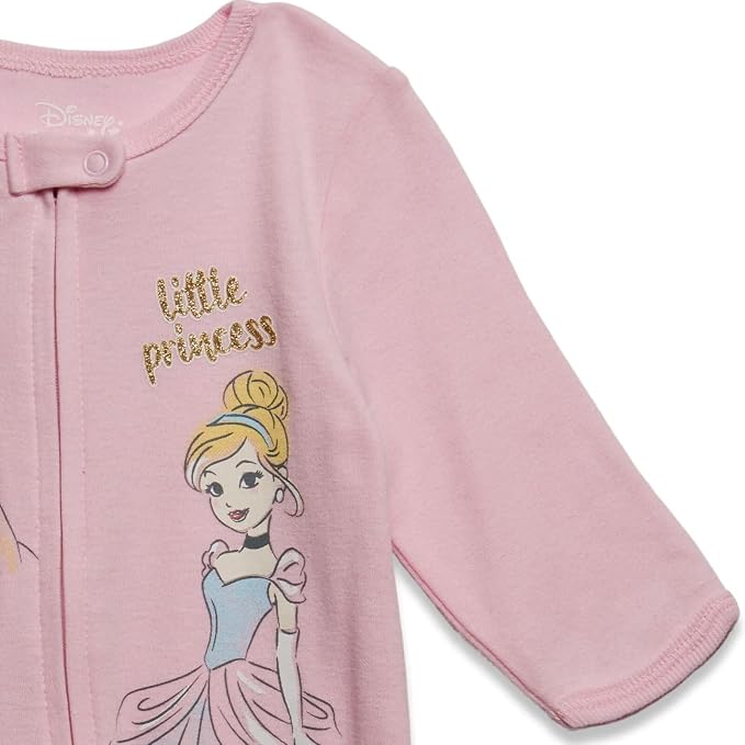 Disney Baby Girls' 2-Pack Footed Sleep N' Play Newborn to Infant - Image 7