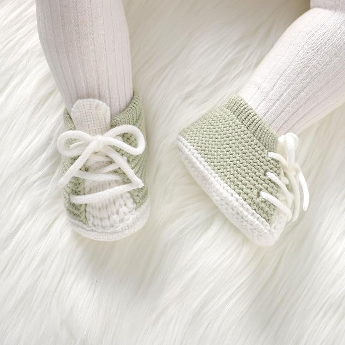 Baby Booties Newborn Baby First Shoes | Cozy Warm Knit Soft Booties - Image 5