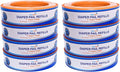 Compatible with Diaper Genie Pails, 8-Pack, 2160 count