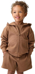 GAP Baby Boys' Icon Waffle Full Zip Hoodie by GAP