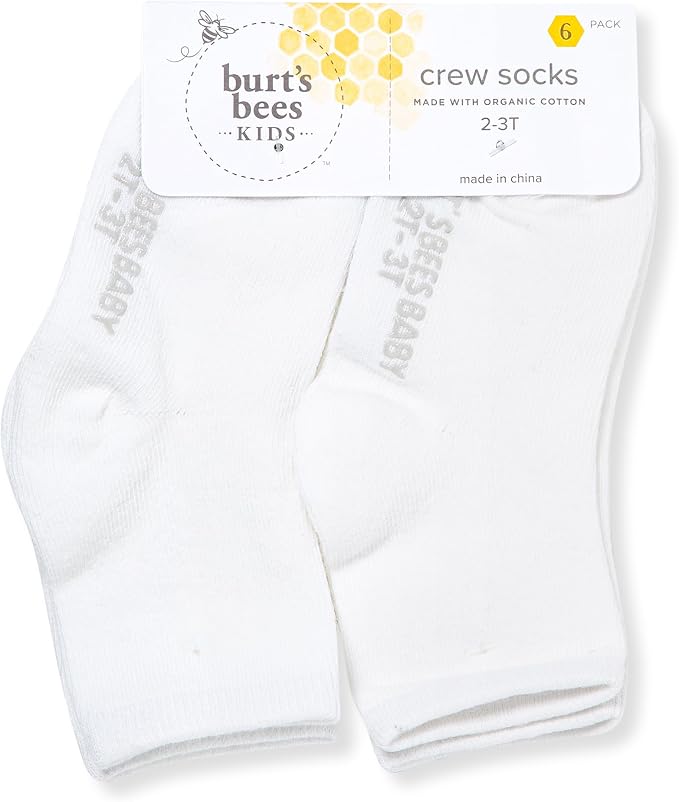 Burt's Bees Baby Organic Ankle & Crew Socks - Image 2