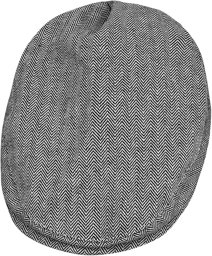 A&J DESIGN Baby Boys Newsboy Cap Toddler Kids Tweed Vintage Flat Hat - Image 3