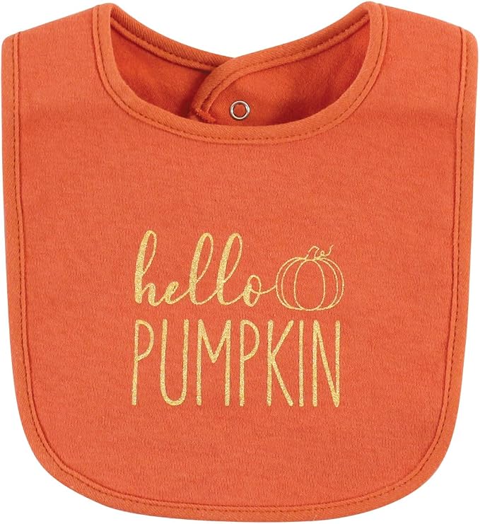Hudson Baby Unisex Baby Cotton Bib and Headband Set - Image 5