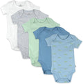 HonestBaby 5-pack Short Sleeve Bodysuits One-piece 100% Organic Cotton by HonestBaby
