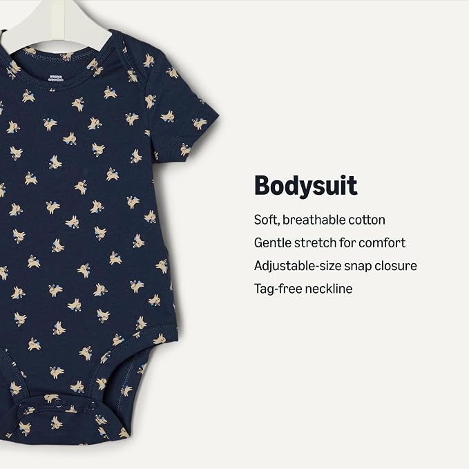Amazon Essentials x Sofia Grainge Unisex Babies' Short Sleeve Crewneck Bodysuit - Image 2