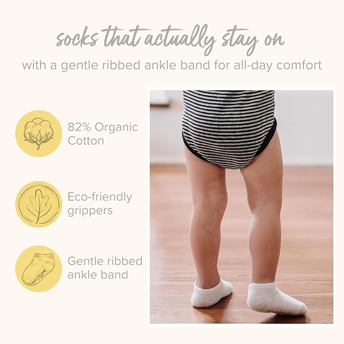 Burt's Bees Baby Organic Ankle & Crew Socks - Image 4