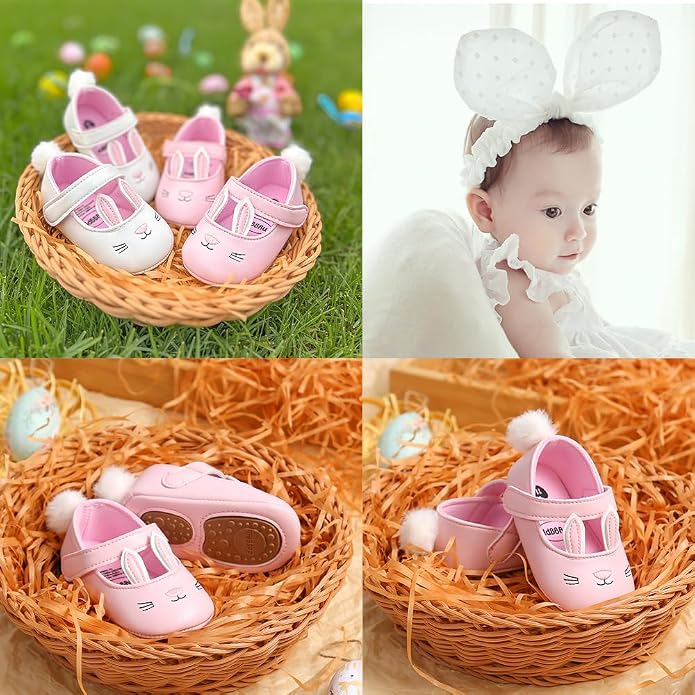 Ohwawadi Infant Baby Boys Girls Slippers Cozy Fleece Booties Soft Bottom Warm - Image 4