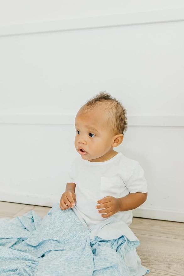 Copper Pearl Swaddle Blankets for Newborns | Soft Stretchy Receiving Blankets - Image 5