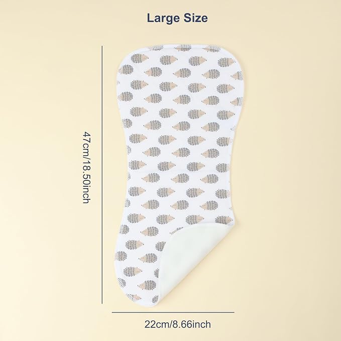 10-Pack Burp Cloths for Baby Boys and Girls - Image 5