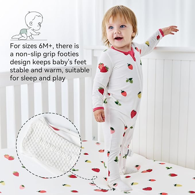 Okayinn BubblePanda Rayon Made From Bamboo Baby Pajamas Long Sleeve Months - Image 3