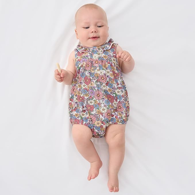 pureborn Baby Girls Boys Bodysuit One-Piece Romper 0-24 Months - Image 2