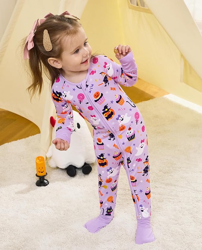 babee Reshinee Viscose Derived from Bamboo Baby Footie Pajamas Convertible - Image 3
