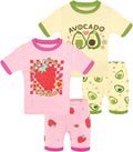 DAUGHTER QUEEN Girls Summer Pajamas Set 4 Pieces 100% Cotton Sleepwear Size 18 by DAUGHTERQUEEN