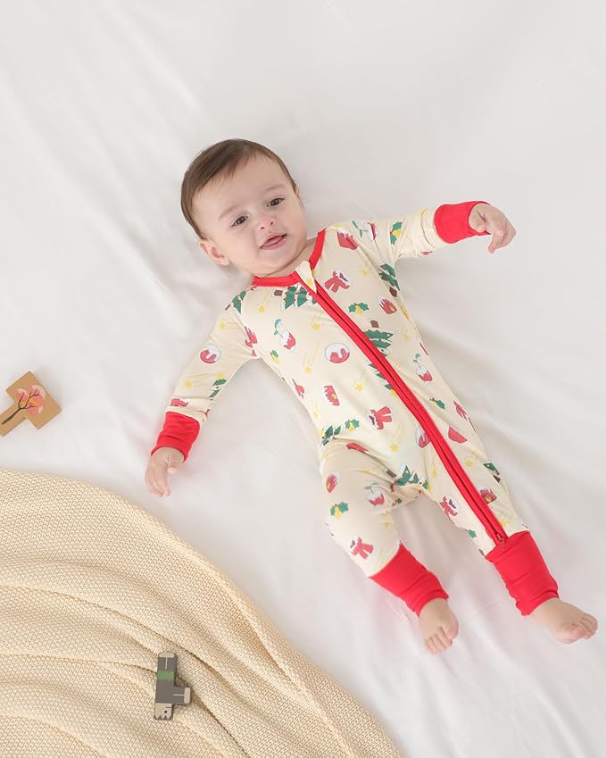 GUISBY Baby Footless Pajamas, Rayon of Bamboo, NB-2T | Rayon of bamboo softness - Image 6