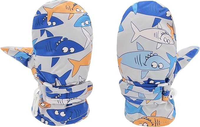 Toddler Gloves Kids Mittens Winter Warm Lined Fleece Gloves Waterproof Snow - Image 6