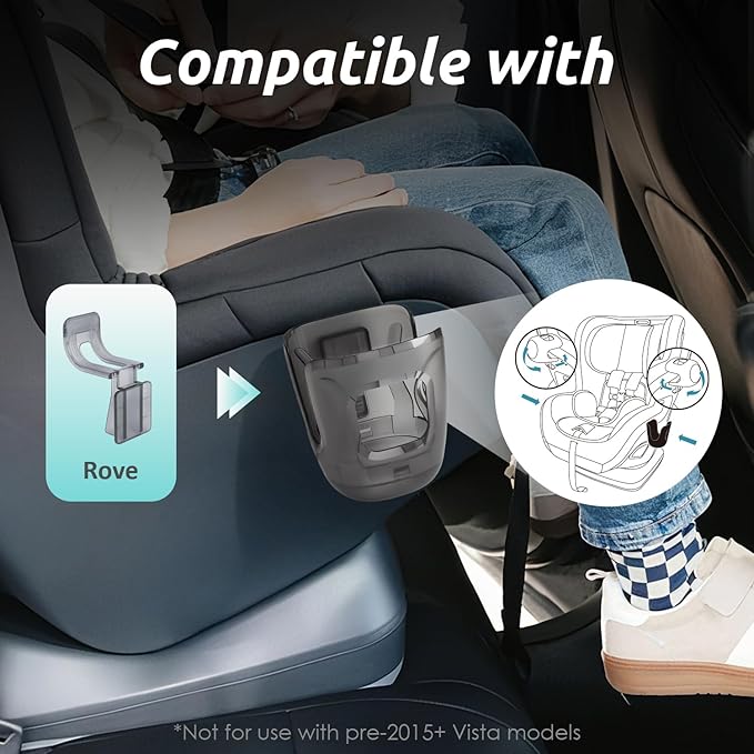2 PCS Stroller Cup Holder Fits for UPPAbaby Vista/Vista V2/Vista V3/Cruz/Cruz V2/Cruz V3/Minu/Minu V2/Minu V3/Minu Duo, Holds Different Drink Sizes, One-Hand Quick Install/Remove, Folds with Stroller
