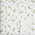 Meracorallo Muslin Swaddle Blanket, 100% Cotton Receiving Blanket, Flower | by Meracorallo