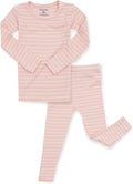 AVAUMA Stripe Pattern Baby Boys Girls Pajama Set Kids Toddler Snug fit Ribbed by AVAUMA