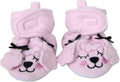 Cozy Fleece Baby Booties- Sherpa Baby Crib Booties Soft Soled Winter Shoes by BabyEssentialsNotJusttheBasics