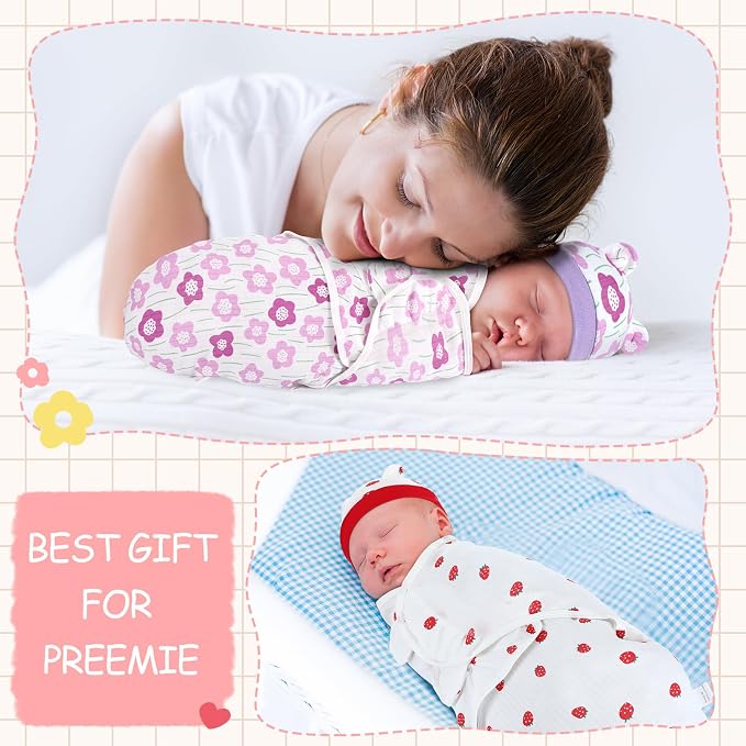 Buryeah 4 Pack Swaddle Blanket Wrap - Image 6