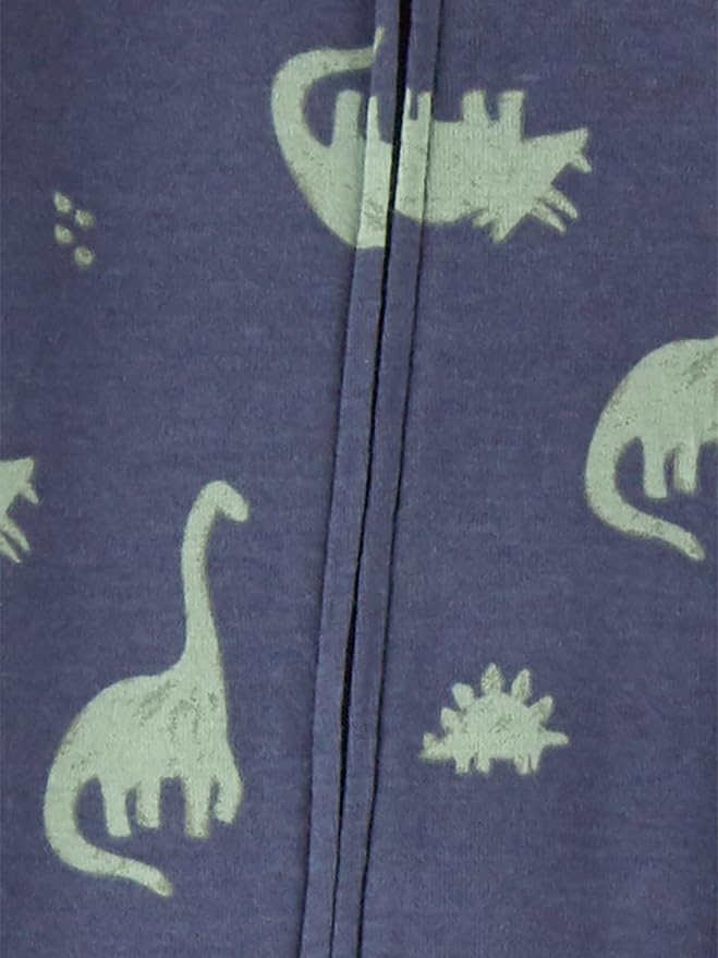 Simple Joys by Carter's Baby Boys 3 pack Snug Fit Footed Cotton Pajamas - Image 4