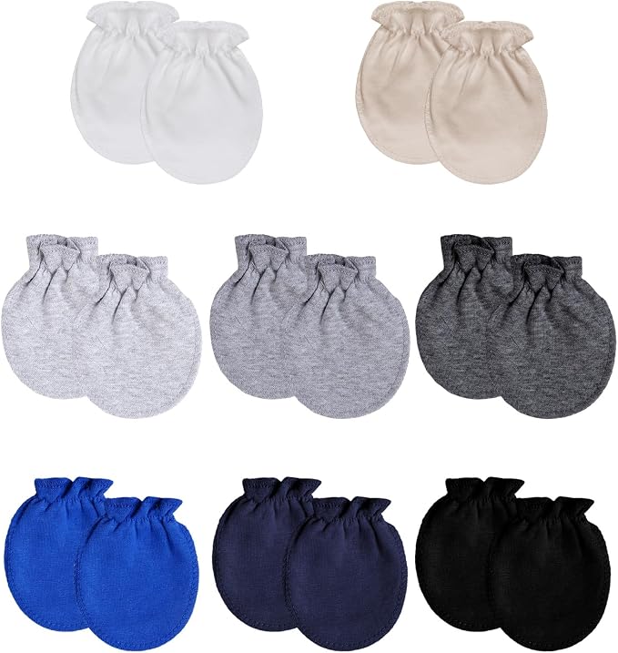 choyaxo 8 Pairs Baby Mittens Infant Mittens Baby Gloves by choyaxo