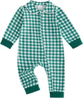 Seyurigaoka Newborn Baby Boy Girl Romper Long Sleeve Zipper Jumpsuit by SEYURIGAOKA