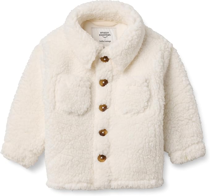 Amazon Essentials x Sofia Grainge Toddlers and Baby Boys' Sherpa Fleece by AmazonEssentials