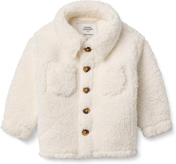 Amazon Essentials x Sofia Grainge Toddlers and Baby Boys' Sherpa Fleece by AmazonEssentials