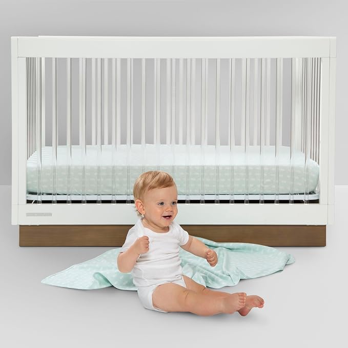 Delta Children 100% Organic Jersey Cotton Baby Receiving Blankets - Image 3