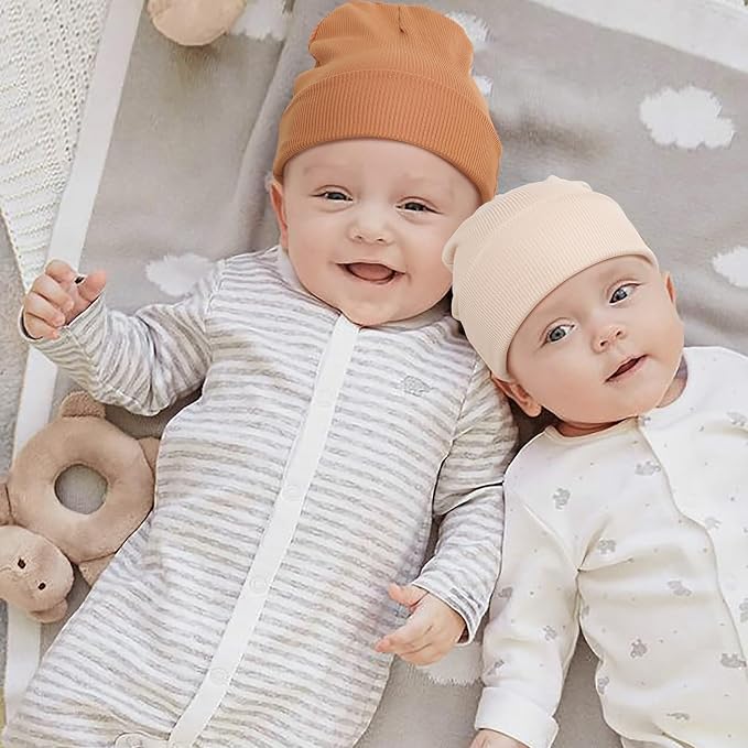 DRESHOW BQUBO 6 Pack Baby Newborn Hats Set - Image 2