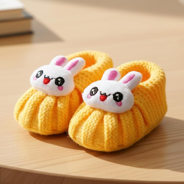 Infant Baby Boys Girls Knitted Booties Soft Cute First Walking Socks Shoes | - Image 5