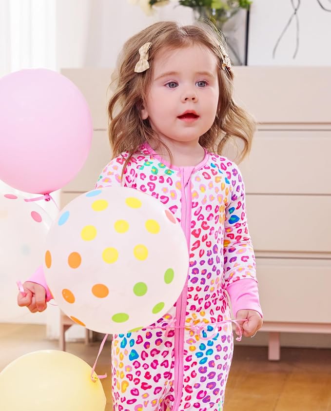 babee Reshinee Viscose Derived from Bamboo Baby Footie Pajamas Convertible - Image 4