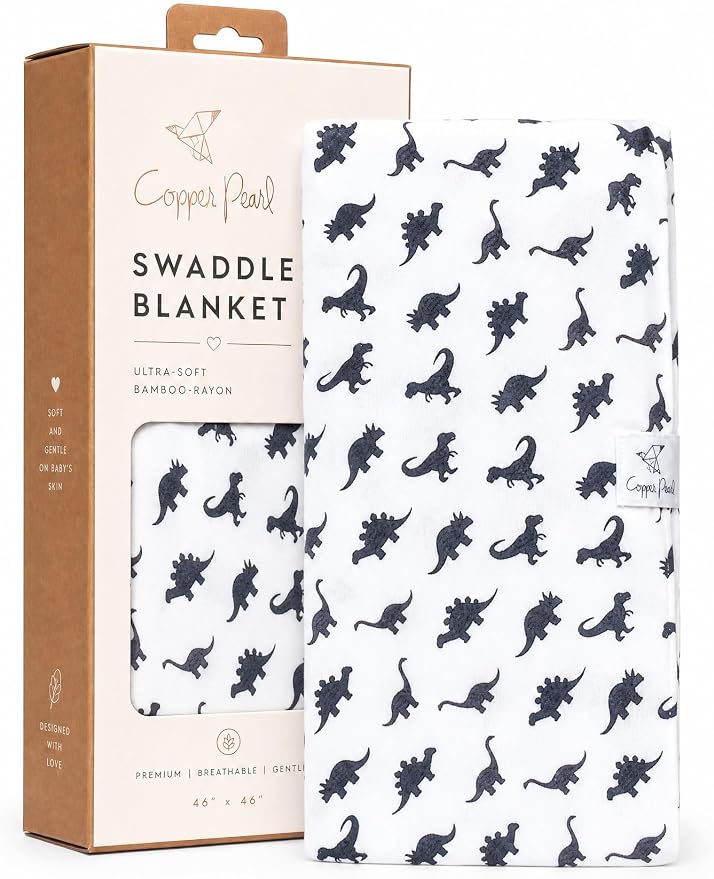 Copper Pearl Swaddle Blankets for Newborns | Soft Stretchy Receiving Blankets by CopperPearl