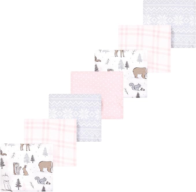 Luvable Friends Little Treasure Flannel Receiving Blankets 7pk by Luvable+Friends