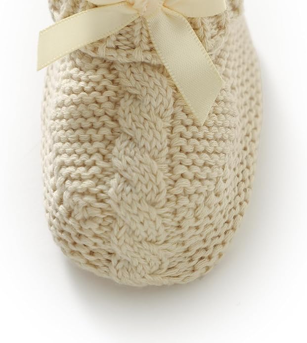 Baby Booties Newborn 100% Cotton Cozy Knit First Shoes | Soft Cute Shower Gift - Image 7