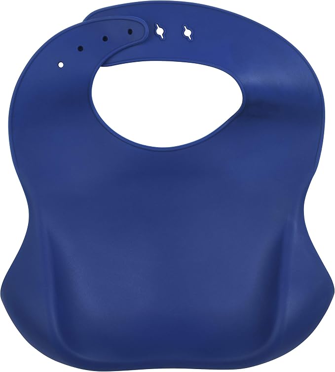 Three Little Tots Modern Silicone Baby Bib – Adjustable Fit Waterproof Catch - Image 8