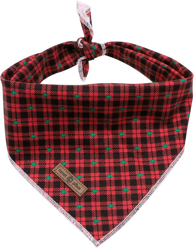 Lionet Paws Reversible Washable Cotton Dog Bandana by lionetpaws