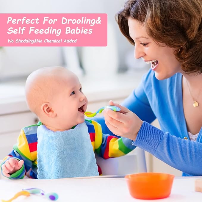Orighty Baby Washcloths 24-Pack, Microfiber Coral Fleece Baby Towels, Super - Image 4