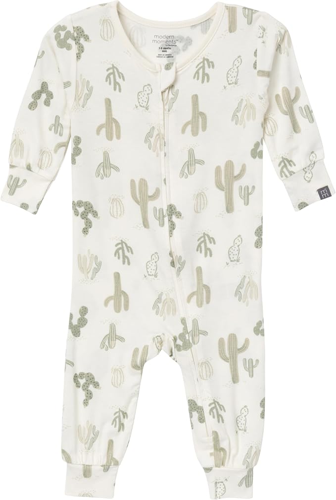 Modern Moments by Gerber Baby Viscose 2-pack Footless Tight Fitting Pajamas - Image 5