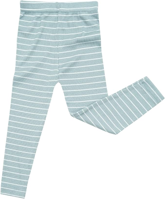 AVAUMA Stripe Pattern Baby Boys Girls Pajama Set Kids Toddler Snug fit Ribbed - Image 4