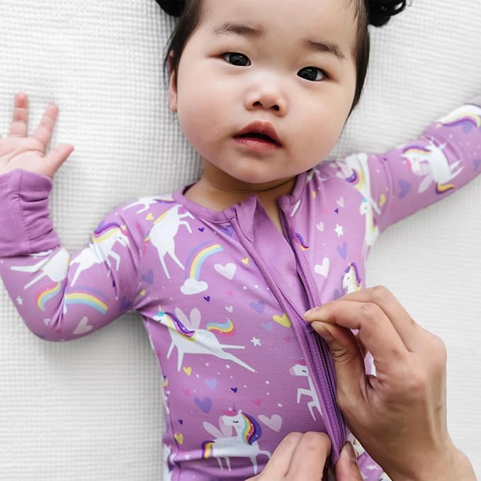 Little Sleepies Pajamas for Baby Boys & Girls, Viscose from Bamboo Baby Pajamas - Image 2