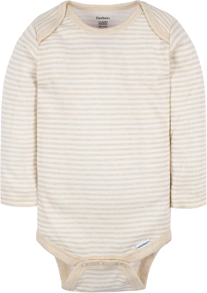 Gerber Baby Girls' 6-pack Long-sleeve Onesies Bodysuits - Image 5