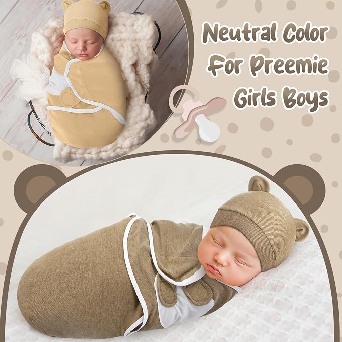 Buryeah 4 Pack Swaddle Blanket Wrap - Image 5