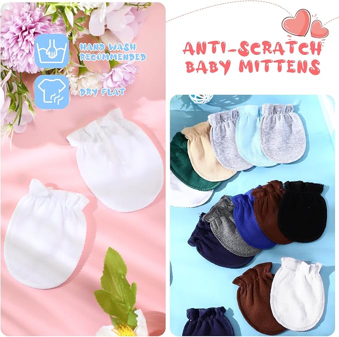 20 Pairs Newborn Baby 0-6 Months No Scratch - Image 3