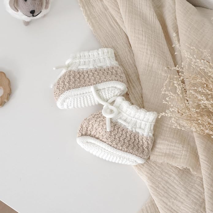Baby Booties Knitted Newborn First Soft Sock | Crib Warm Shoes - Image 3