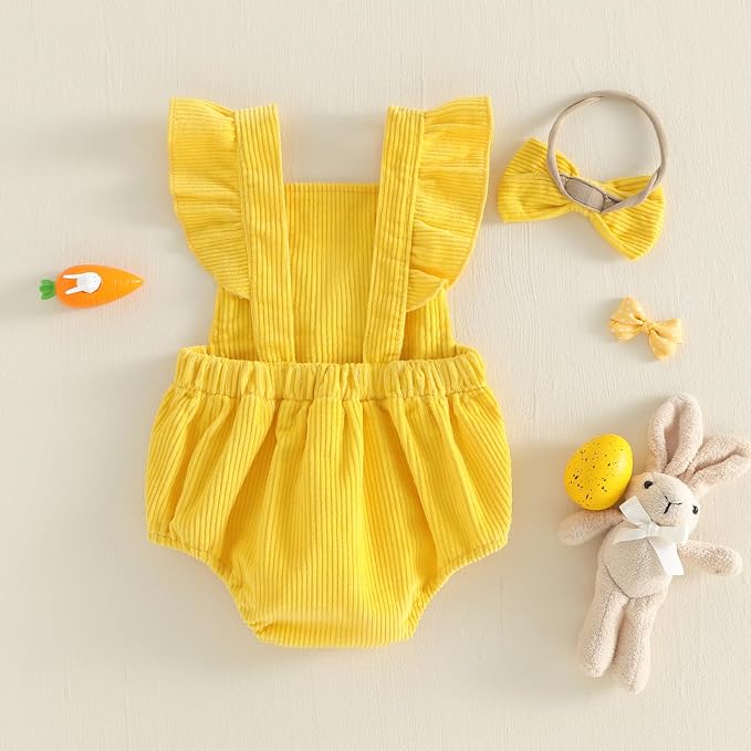 YINGISFITM My First Halloween Baby Girl Outfit Newborn Pumpkin Bubble Romper - Image 7