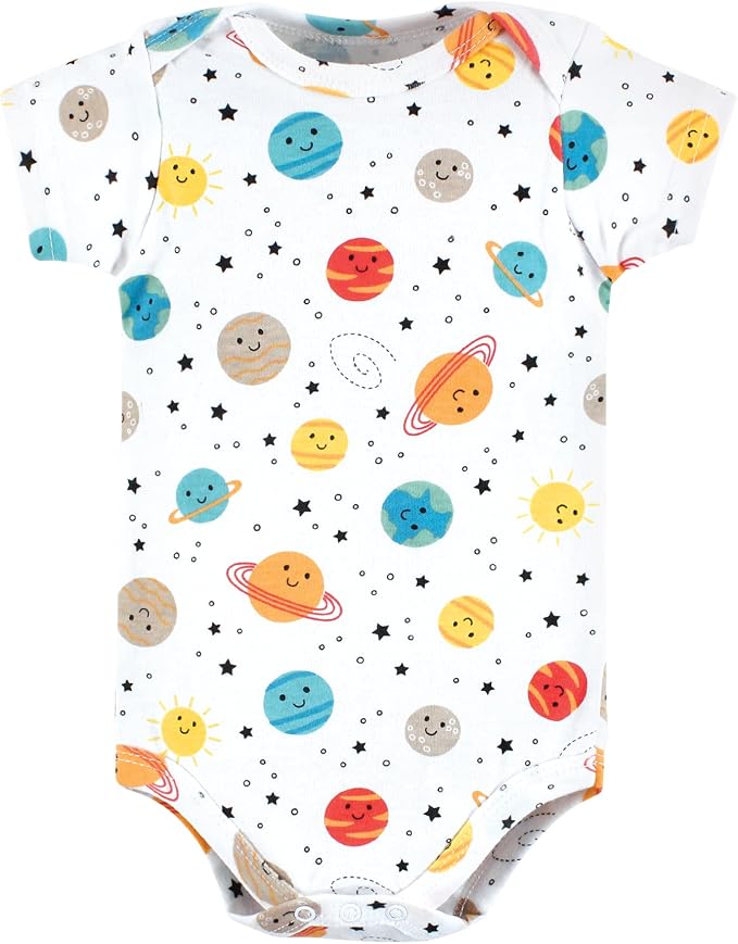 Hudson Baby Baby Boys' Cotton Bodysuits 7-pack - Image 4