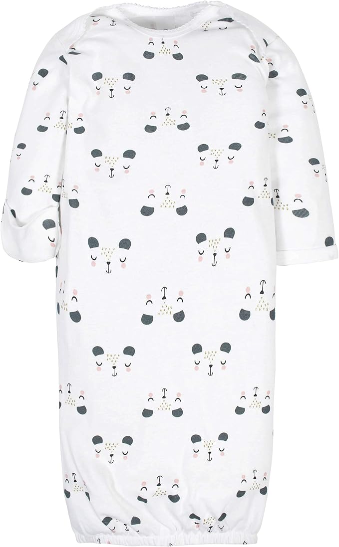 Gerber Baby Girls' 4-pack Sleeper Gown - Image 3